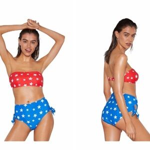 Nasty Gal Seeing Stars Bikini Set